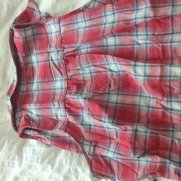 Universal Thread Plaid (Red, Pink, Blue) Sleeveless Dress, size large - Picture 6 of 7